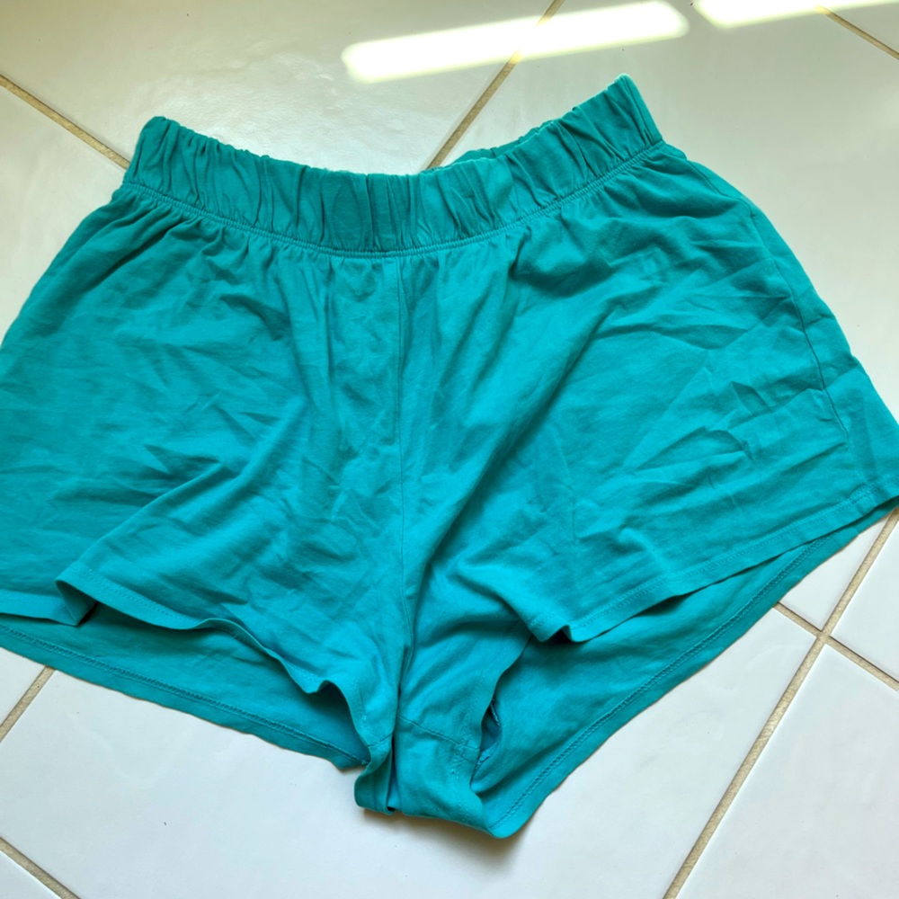 Blue lounge shorts